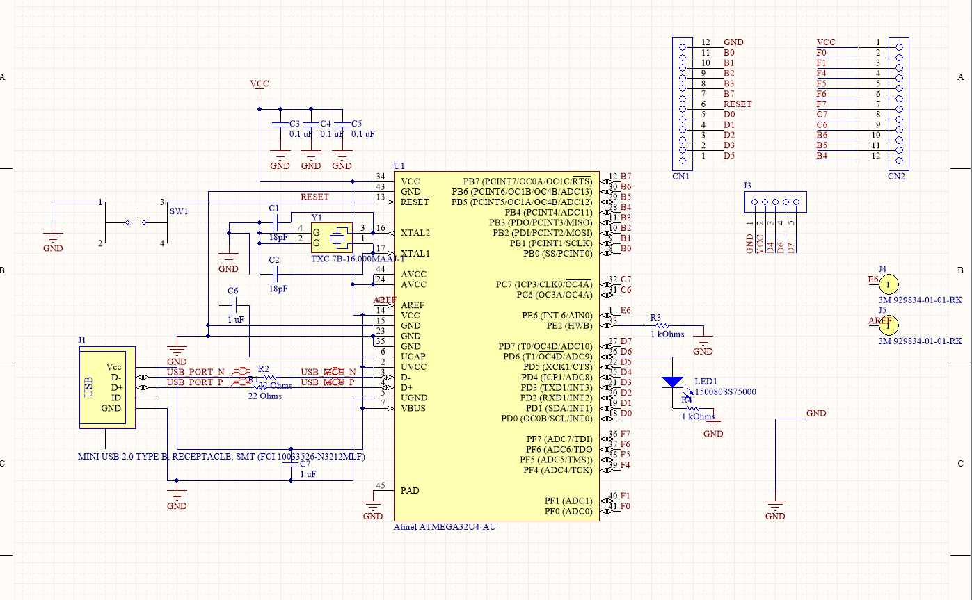 atmel-atmega32u4-datasheet