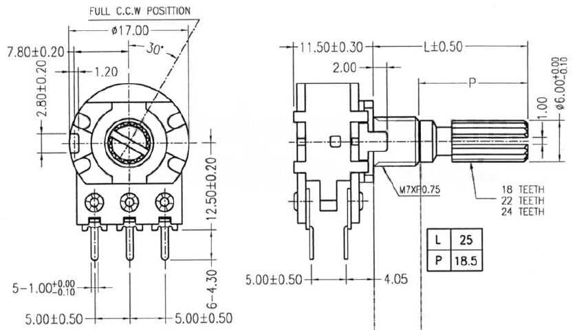 1k-ohm-potentiometer-datasheet