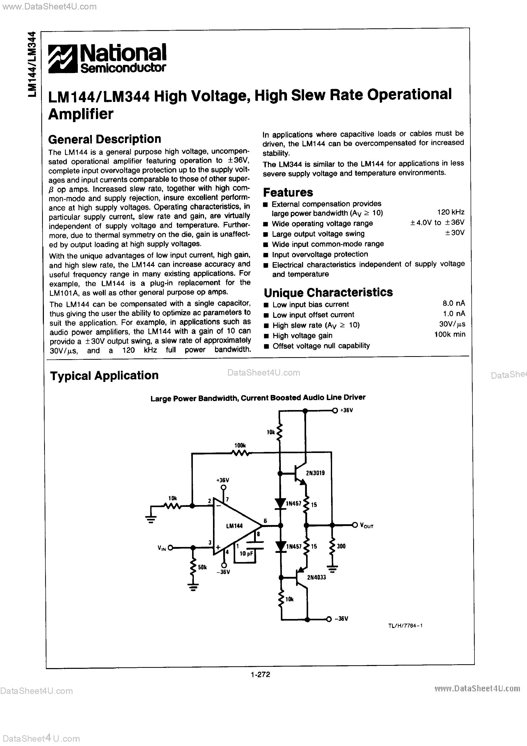 741-datasheet-national-semiconductor