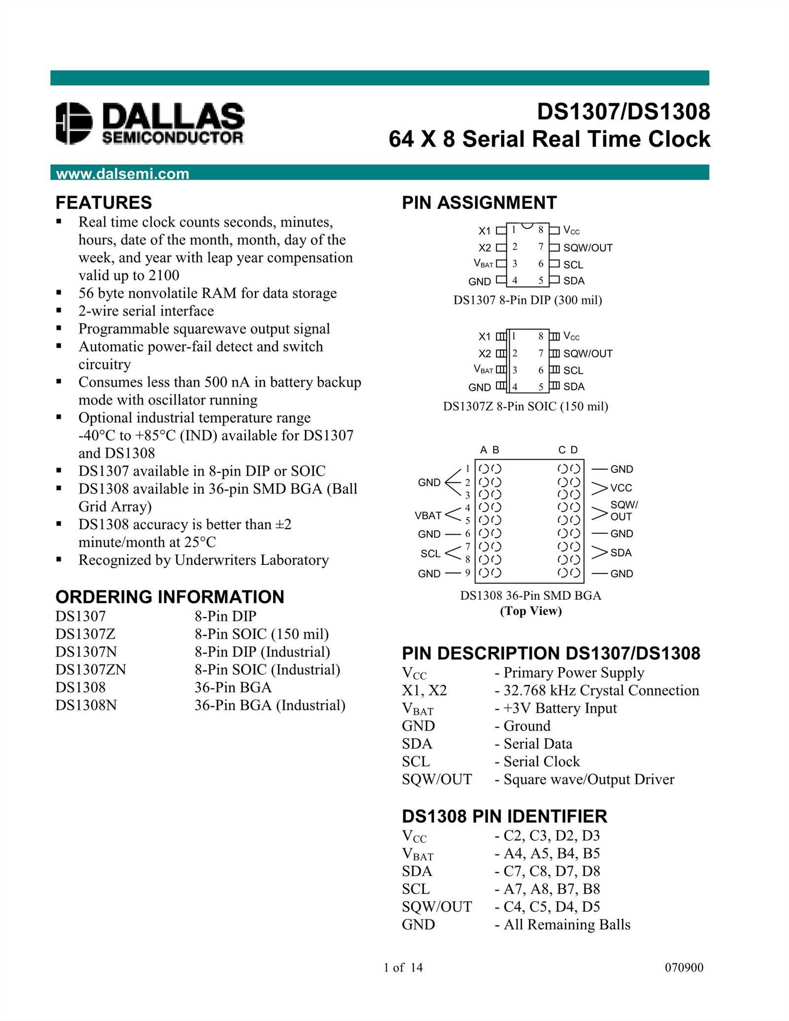 ds1307n-datasheet