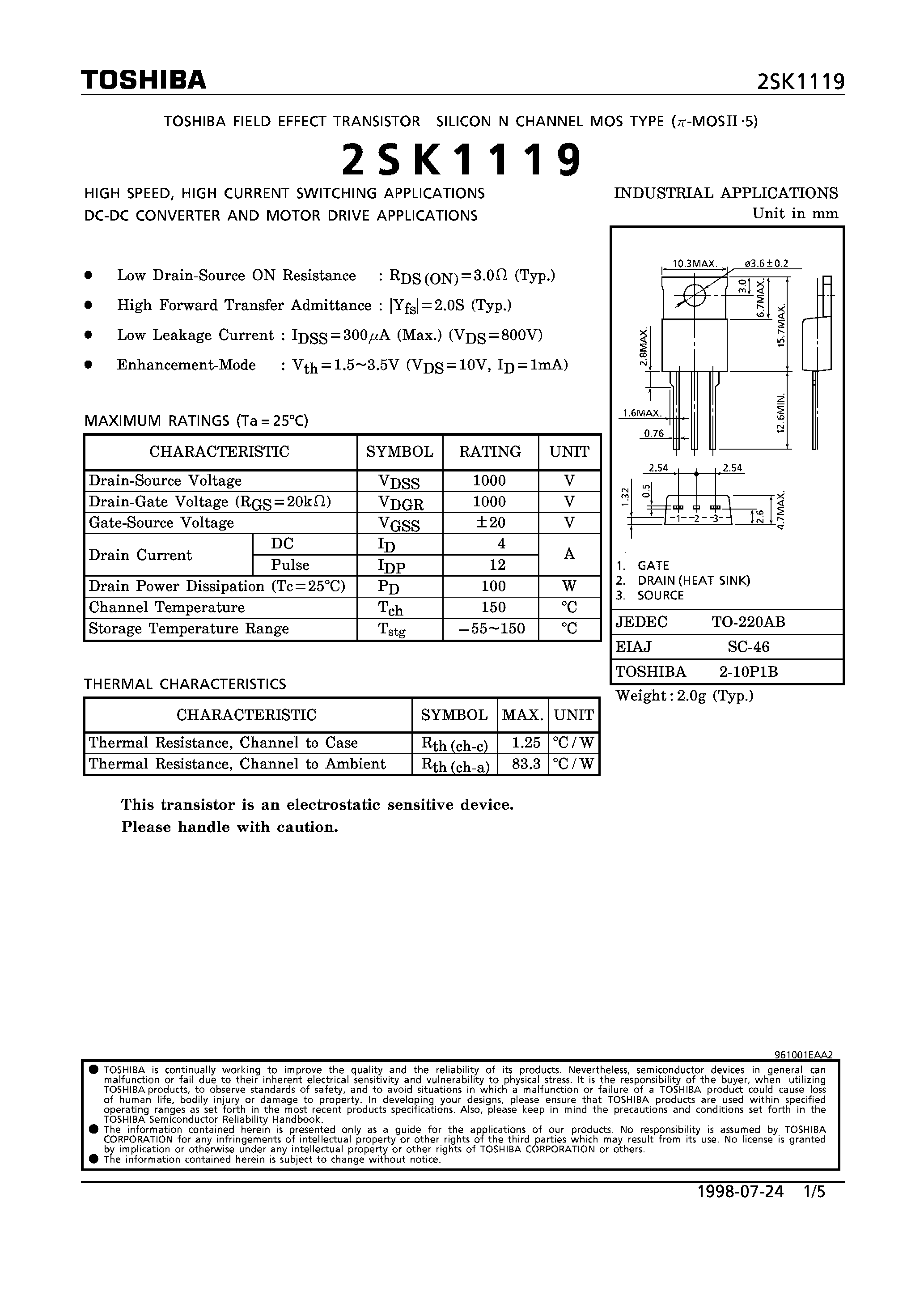 2sk2765-datasheet 2sk2765-datasheet