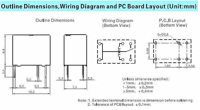 spdt-relay-datasheet