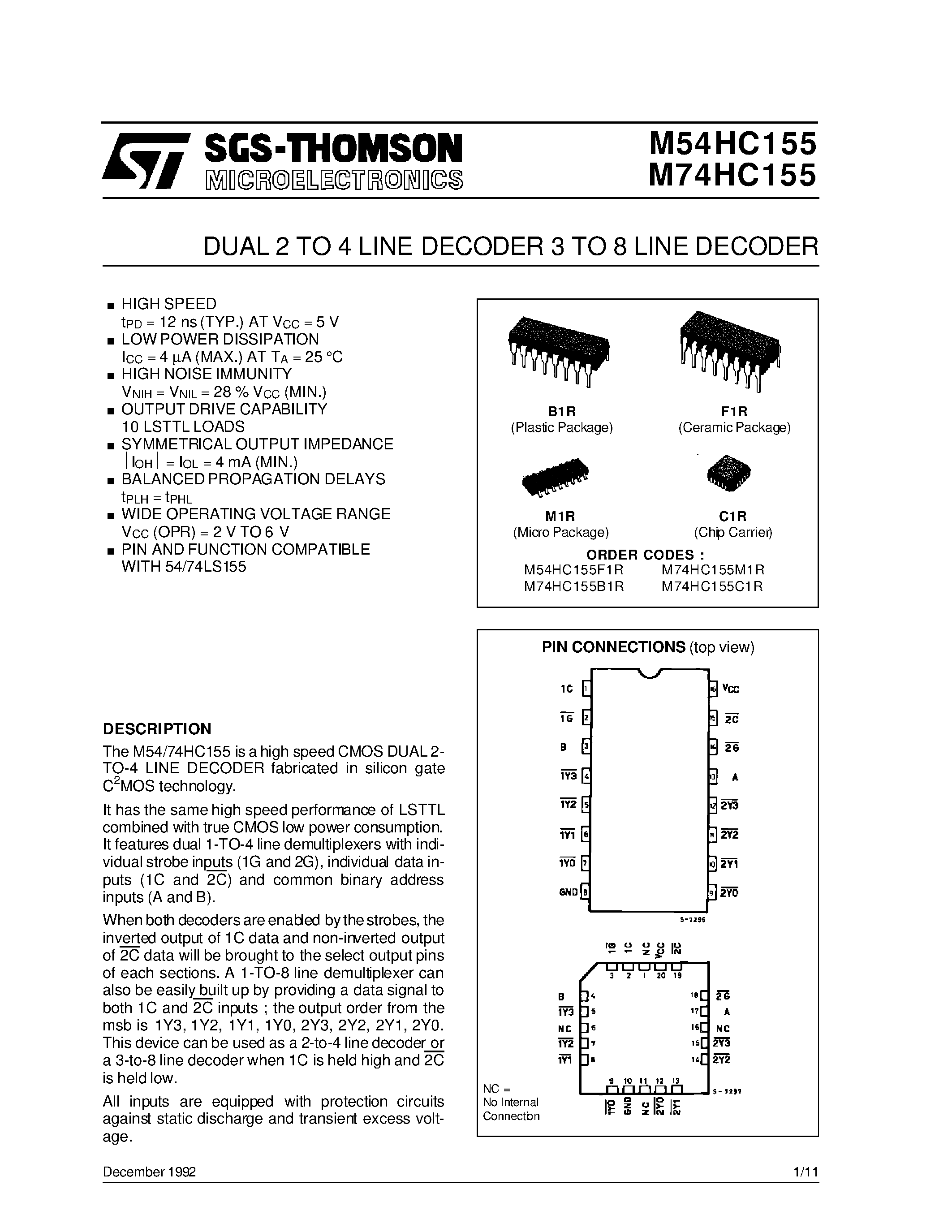 74hc155-datasheet