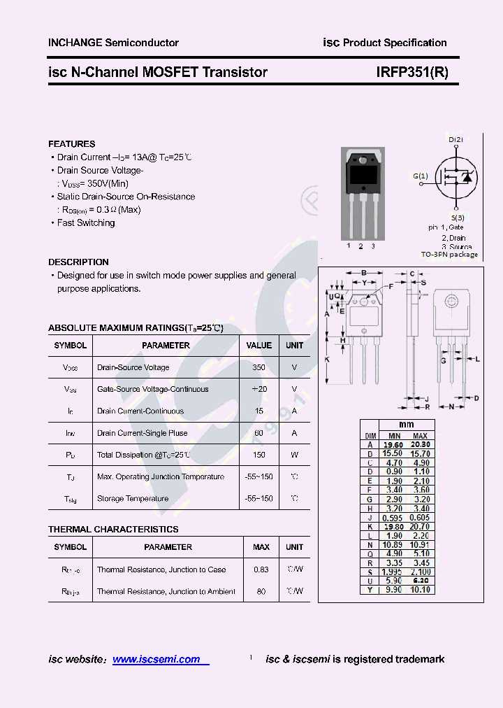 irfp240-datasheet