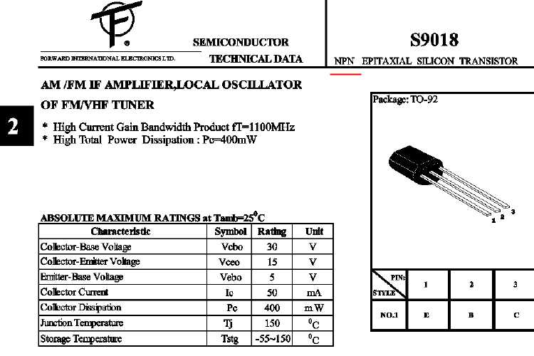 s9018-transistor-datasheet