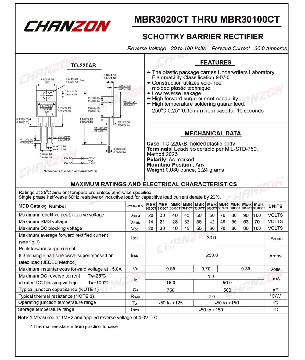 mbr30100pt-datasheet
