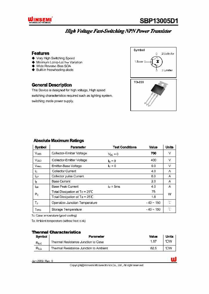 d13005-datasheet