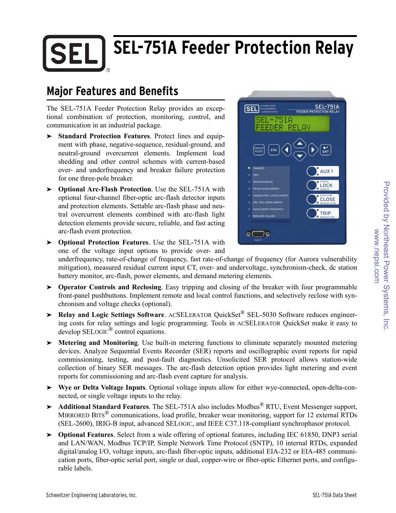 sel-751-datasheet