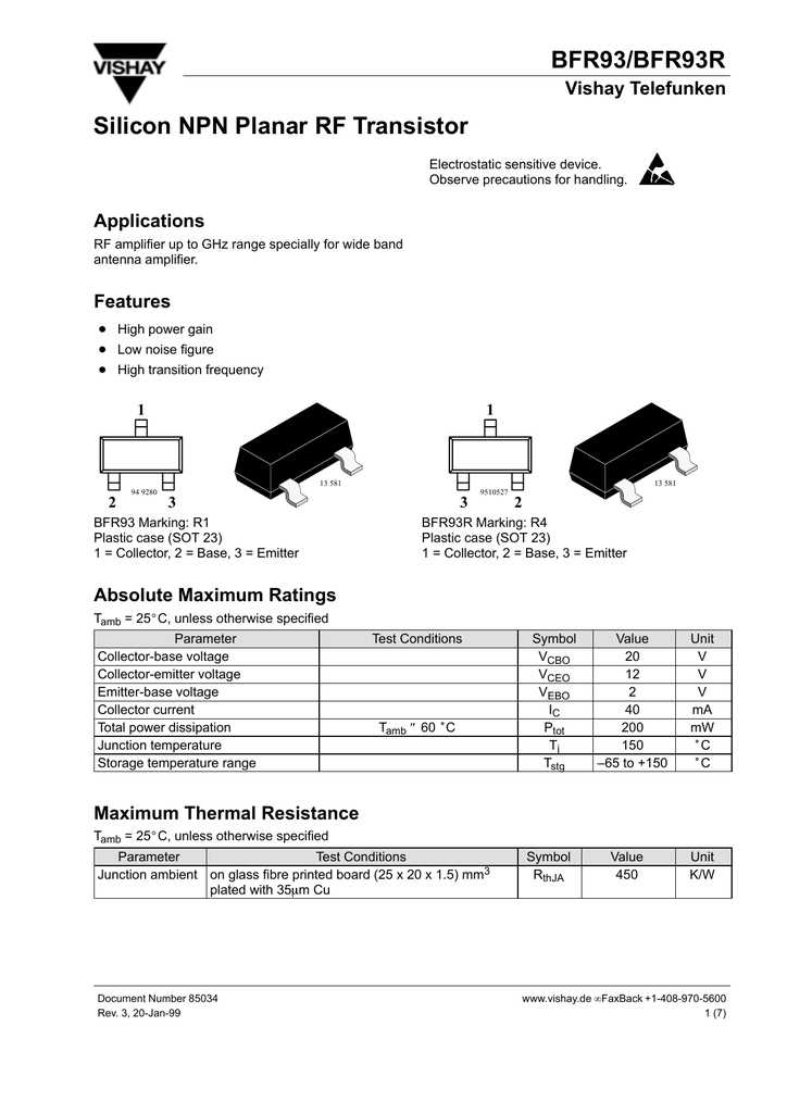 bft93-datasheet bft93-datasheet