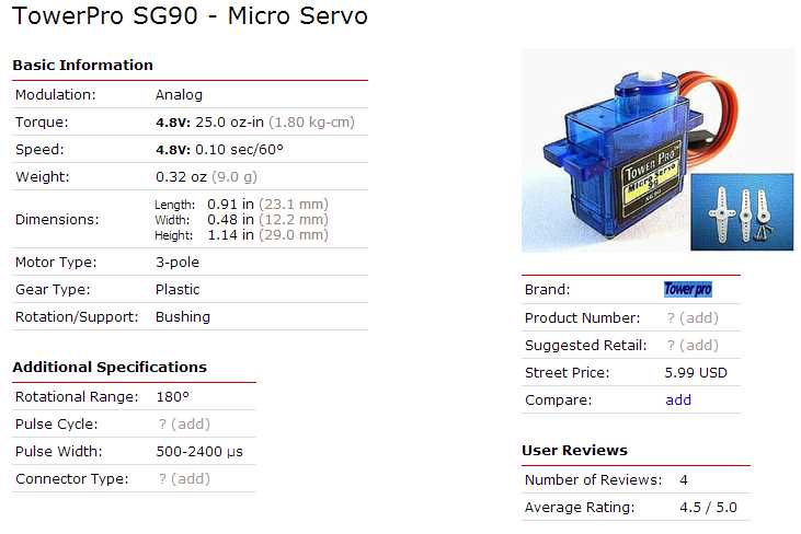 arduino-servo-sg90-datasheet