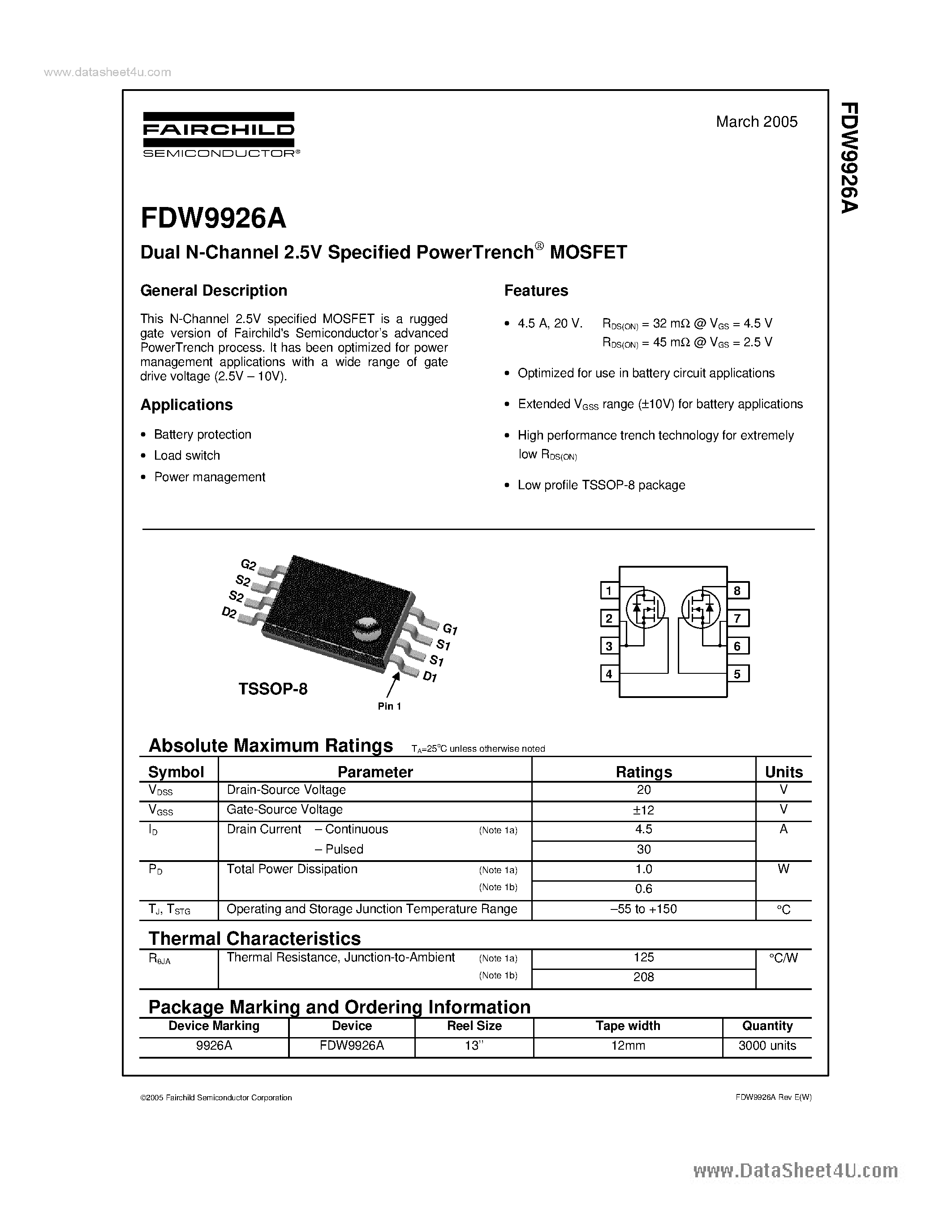 7432-datasheet-fairchild