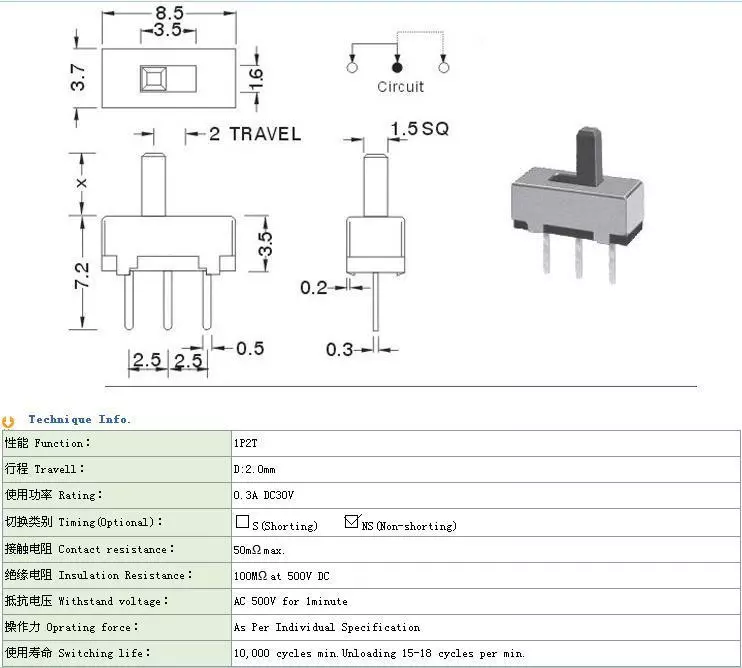 datasheet-switch