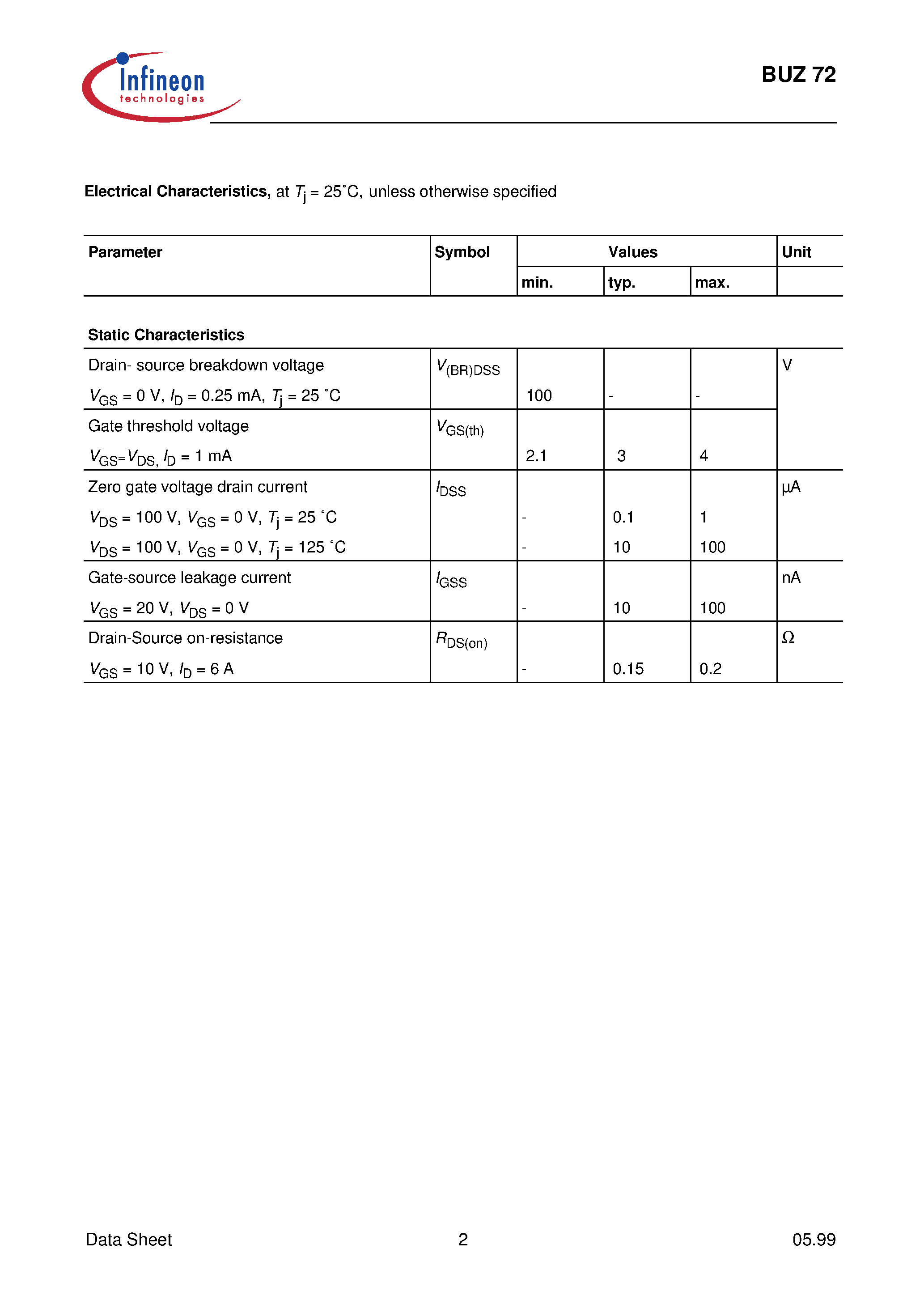 buz73-datasheet