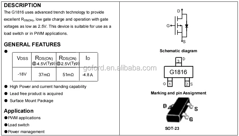 bat18-datasheet