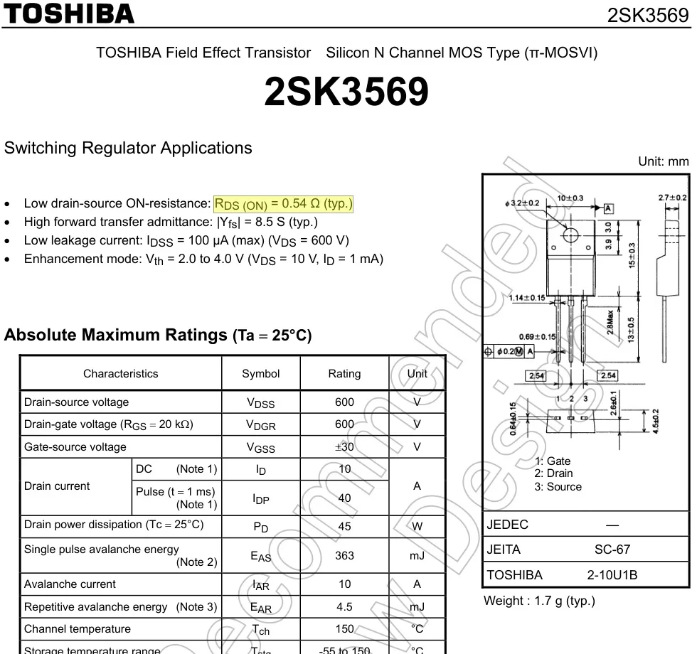 2sk2765-datasheet 2sk2765-datasheet