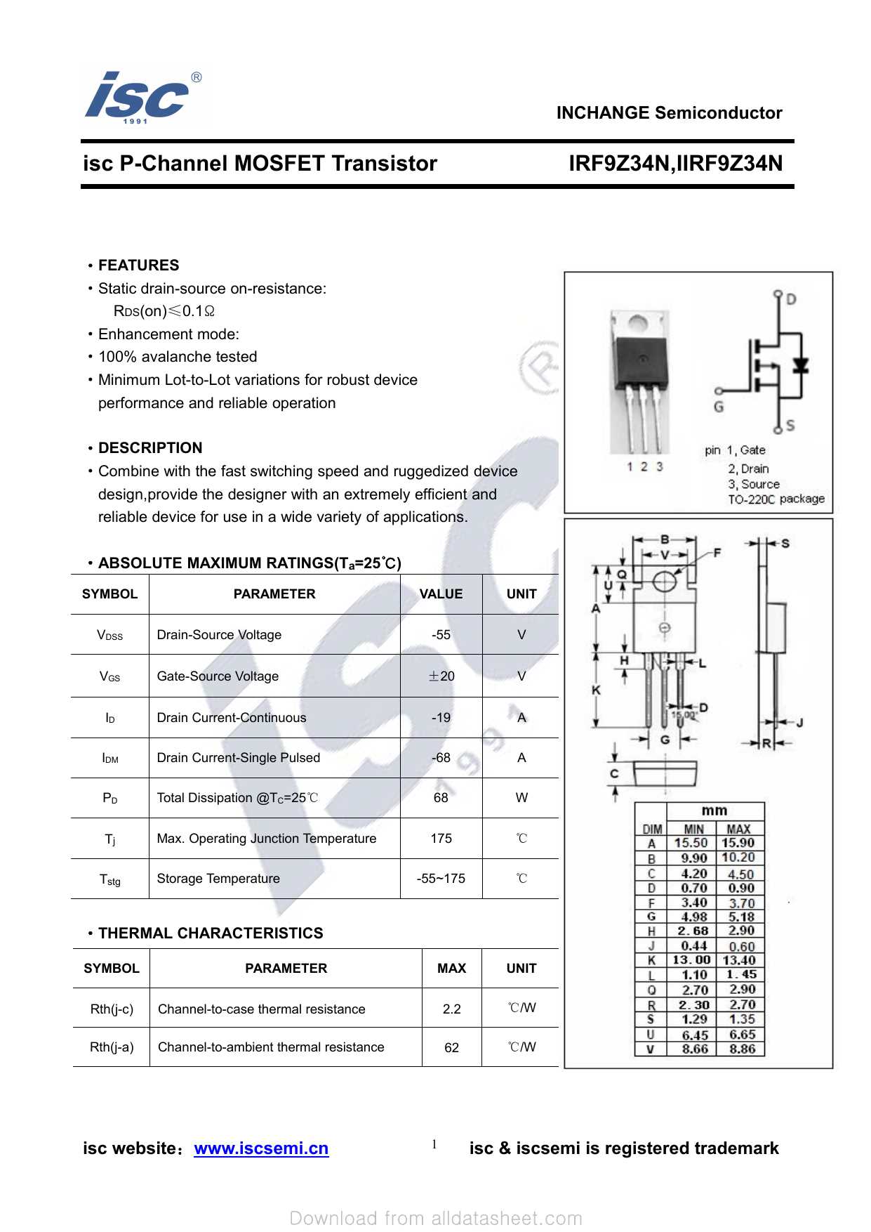 irf9540-mosfet-datasheet