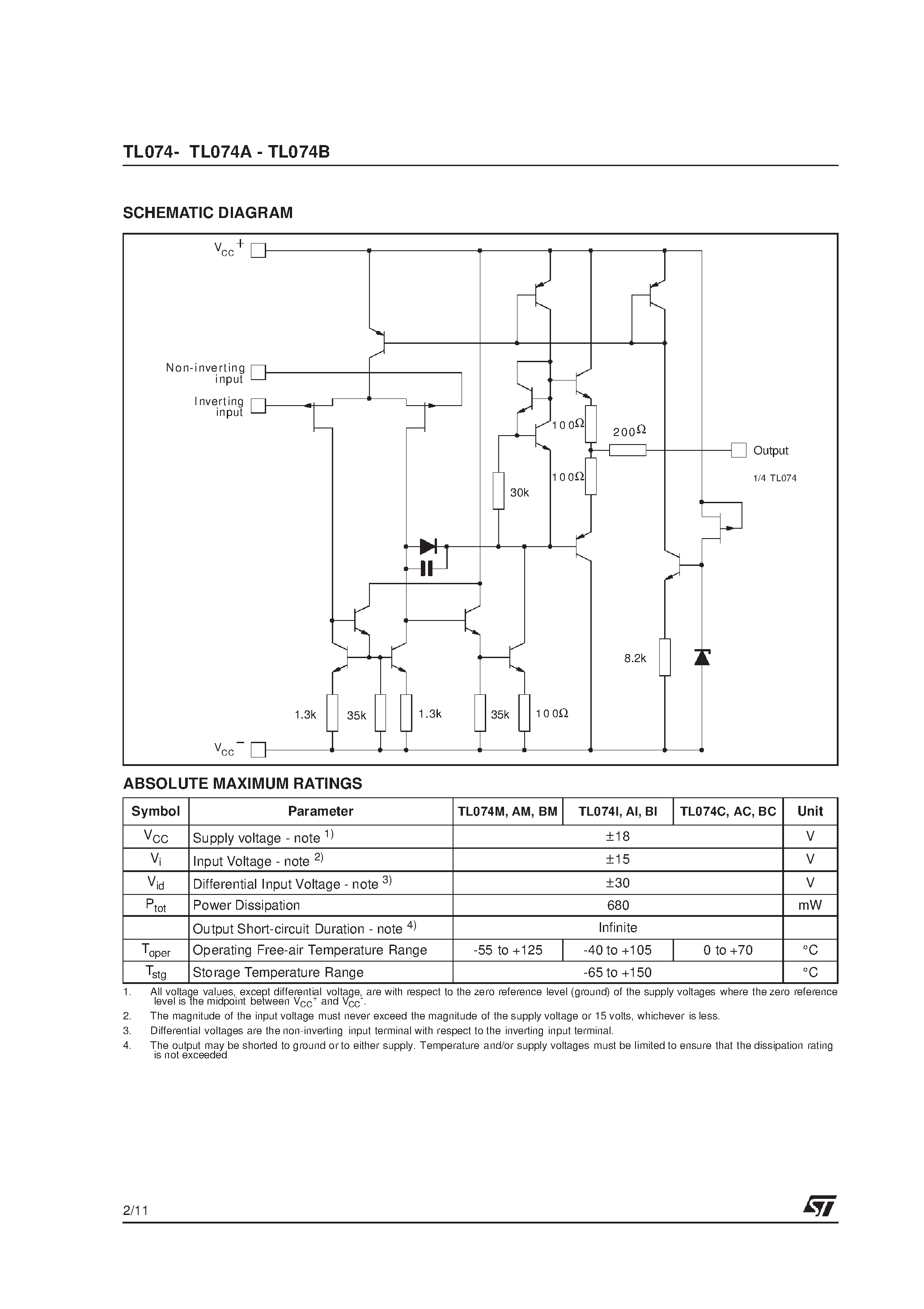 tl074-datasheet tl074-datasheet