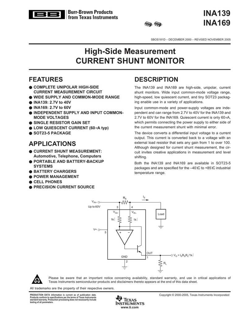 ina169-datasheet