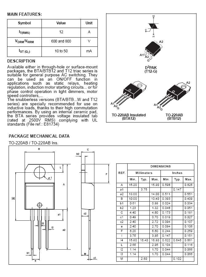 btb16-800cw-datasheet